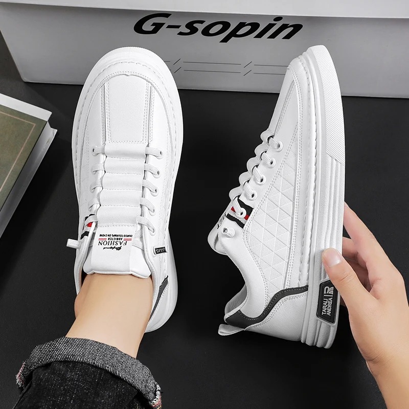 Miniatura 3 de Tenis Cuero Italiano - COLOR: BLANCO TALLA 39